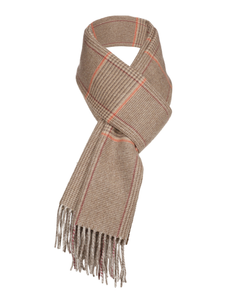 Шарф, Piacenza, клетка (11, Песочн/рыжий, 170 х 32 см)