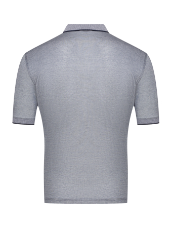 Поло однотонное, короткий рукав, рубчик (443, Черный, 58-3XL  рукав 28 см)