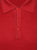 Поло на пуговицах,  короткий рукав, однотонное (00023, Вишня, 56 - XXL рукав 29 см)