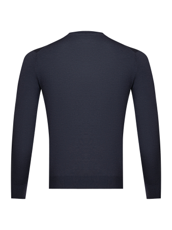 Джемпер, круглый ворот, дл/рукав (008, Темно-синий, 50)