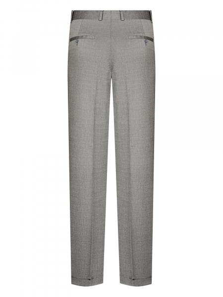 Брюки, Garderobe, однотонные (360, Серый, 46, 6)