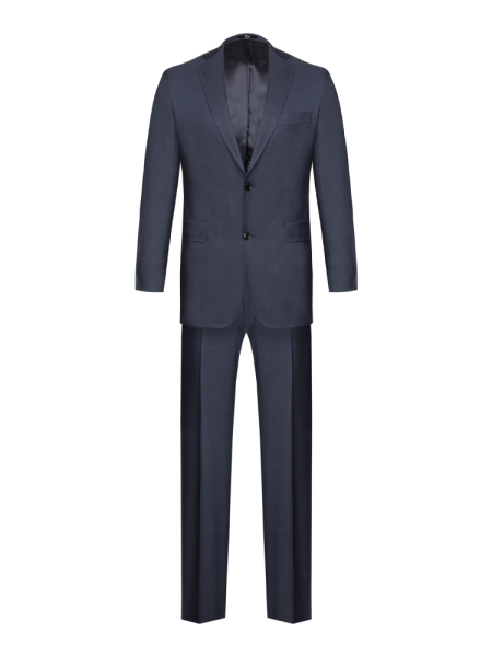 Костюм, GRAHAM, Jaguar, классика, однотон., 2 пугов./1борт, 2шл (29, Темно-синий, 48, 6)