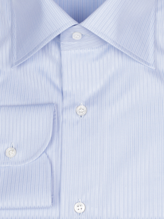 Сорочка, Fray, в полоску, пуговицы (3, Сиреневый, 42)