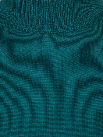 Джемпер, стойка, однотон., дл/рукав (230, Зеленый, 56 - XXL)