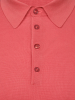 Поло на пуговицах, короткий рукав, однотонное (024, Коралловый, 58-3XL   рукав 23 см)