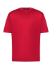 Футболка , круглый ворот, карман, короткий рукав (289, Красный, 64-6XL  рукав 29 см)