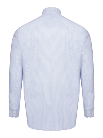 Сорочка, Ravazzolo, узор, длиннный рукав (003, Голубой/Белый, 42)