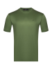 Футболка однотонная, круглый ворот, короткий рукав (700, Зеленый, 56 - XXL  рукав 24 см)
