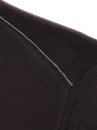 Водолазка , однотон. дл/рукав (163, Темно-коричн., 46)