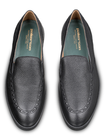 Слипоны, Pakerson (999, Черный, 41,5, 100% кожа, 100% кожа олень)