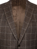 Пиджак, средне-притал.,клетка, заплат. на рук., 2 пуг. (14519, Серый, 52 , L)