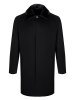 Пальто, Gallotti, длинное, кашемир, нутрия (999, Черный, 56 - XXL)