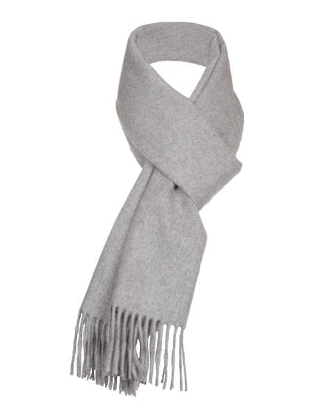Шарф, Piacenza, однотон. (2, Светло-серый, 180 х 37 см)