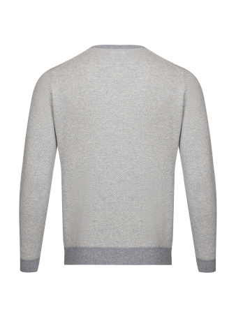 Джемпер, круглый ворот, длин. рукав (10, Серый, 58 - 3XL     )