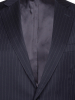 Костюм, Ravazzolo, средне-притал, полоска, 2 пугов. (16861, Черный, 52 , R)