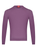 Джемпер, круглый ворот,  длинный рукав, однотонный (009, Сиреневый, 48 - S  рукав 63 см)