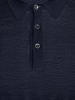 Поло, на пуговицах, дл/рукав (008, Темно-синий, 50)