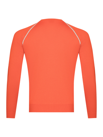 Джемпер, круглый ворот, длин. рукав (004, Оранжевый, 58 - 3XL     )