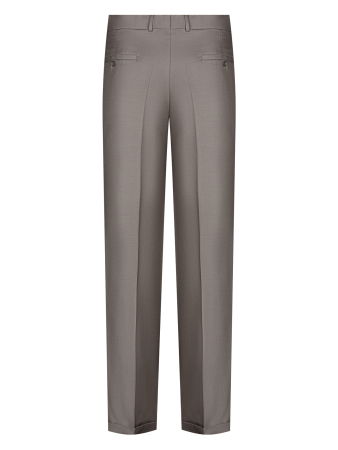 Брюки, Gaenslen Mayer, однотонные (300, Серый, 54 , 6)