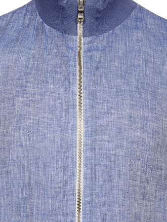 Ветровка, Schiatti, 2-стор, на молнии, на резинке, заплат. на рук., MEDUNO (4012, Голубой/Бежевый огур., 58)