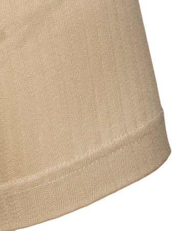 Поло ЕМ, однотонное, фактурная полоска, короткий рукав (900, Бежевый, 52 - L  рукав 25 см)