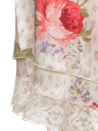 Юбка, Elisa Fanti (Бежевый/Розовый, 38)