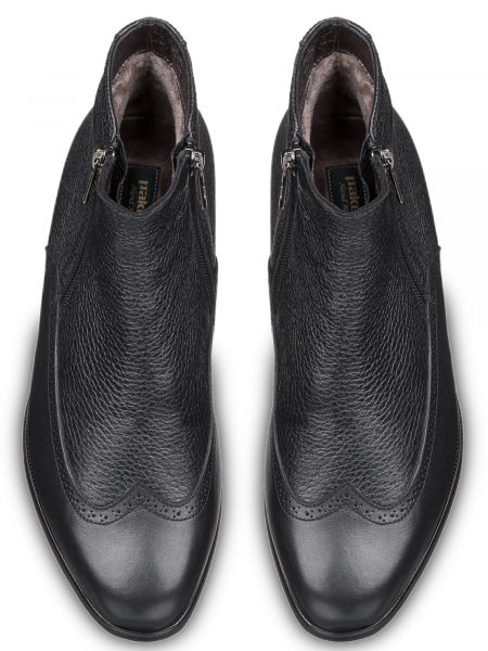 Ботинки, Pakerson (999, Черный, 39, 100% мутон, 50% кожа телячья 50% кожа олень)