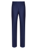 Брюки, Ravazzolo, средне-притал., с защипами, однотон. (14690, Синий, 52 , 6)