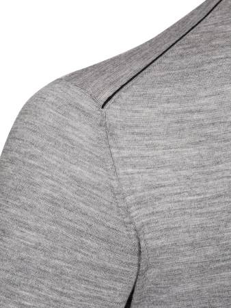 Джемпер, круглый ворот, SF, дл/ рукав 64 см (160, Светло-серый, 46 - XS)