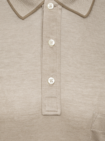 Поло однотонное, короткий рукав, рубчик (222, Кремовый, 54 - XL  рукав 28 см)