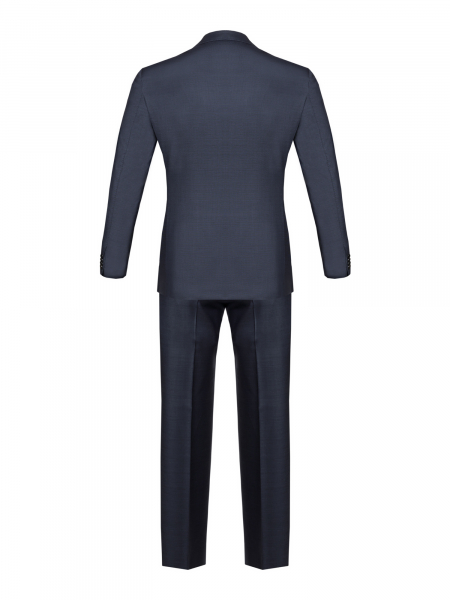 Костюм, GRAHAM, Jaguar, классика, однотон., 2 пугов./1борт, 2шл (29, Темно-синий, 48, 6)