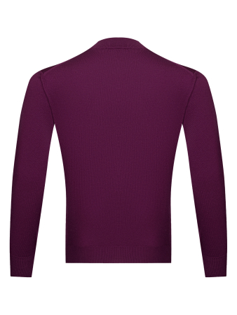 Джемпер, стойка, однотон., дл/рукав (180, Фиолетовый, 54 - XL)