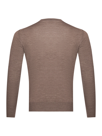 Джемпер, круглый ворот, дл/рукав (480, Коричневый, 50)