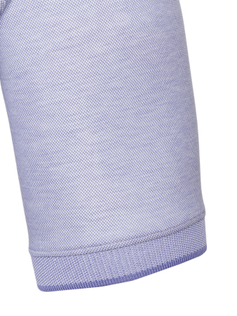 Поло однотонное, короткий рукав, рубчик (440, Темно-сиреневый, 48 - S  рукав 28 см)