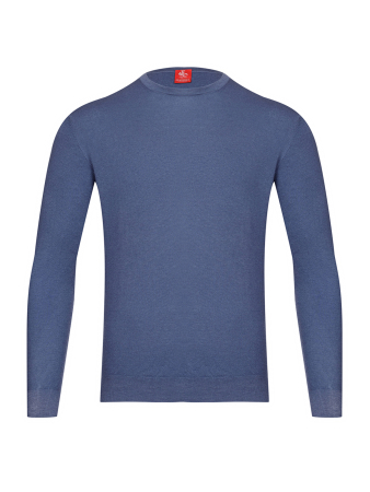 Джемпер, круглый ворот, длин. рукав (7006, Темно-синий, 58 - 3XL     )