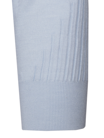Джемпер, круглый ворот,  длин.рукав (00003, Голубой, 58 - 3XL)