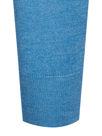 Джемпер, круглый ворот, однотон., дл/рукав (009, Синий, 50)