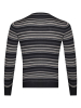 Джемпер, круглый ворот, в полоску (488, Черный, 58 - 3XL     )