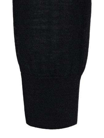 Джемпер, круглый ворот, дл/рукав (002, Черный, 48)