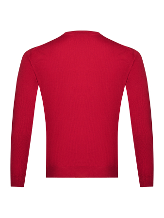 Джемпер, круглый ворот, дл/рукав (029, Вишня, 56)