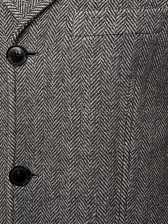 Пальто, Jaguar, елочка (16, Серый, 46 - XS)