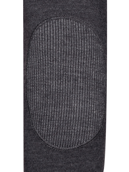 Кардиган, острый ворот, пуг., дл/рук. (121, Серый, 48)