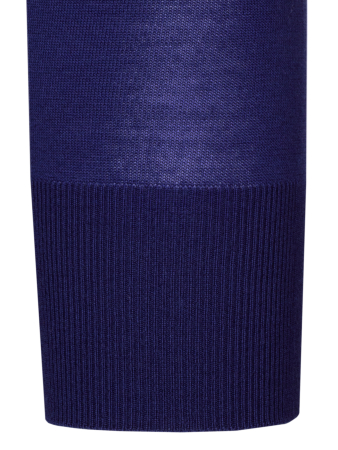 Поло 3 пуговицы, однотон., дл/рукав (800, Синий, 50)