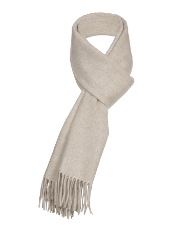 Шарф, Piacenza, однотон. (13, Светло-бежевый, 180 х 37 см)
