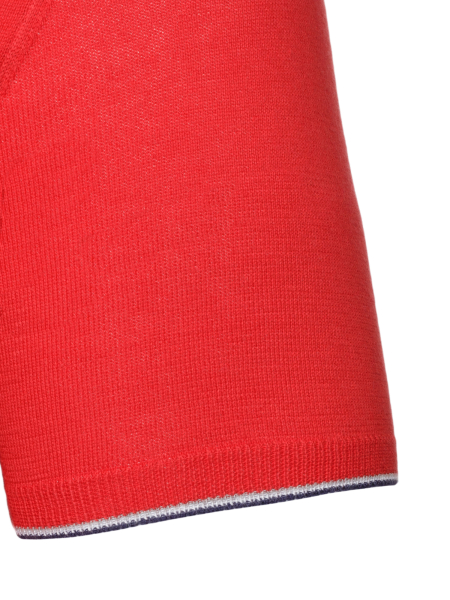 Поло, короткий рукав, SF , однотонное (127, Красный, 50 - M  рукав 21 см)