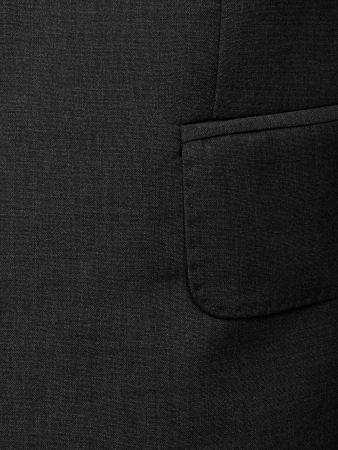 Костюм, Jaguar, классика, однотон., 3 пугов./1борт, 2шл (18, Темно-серый, 46, 6)