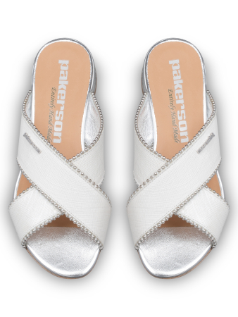 Шлепанцы, Pakerson (998, Белый, 37, 100% кожа, Кожа телячья 100%)