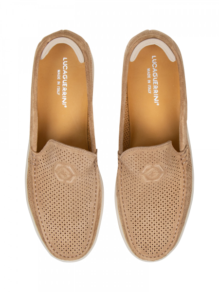 Мокасины, Lucaguerrini (Бежевый, 40)