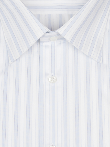 Сорочка, SMT, ДР, Monte Carlo, классика, полоска (20, Голубой, 37/38)