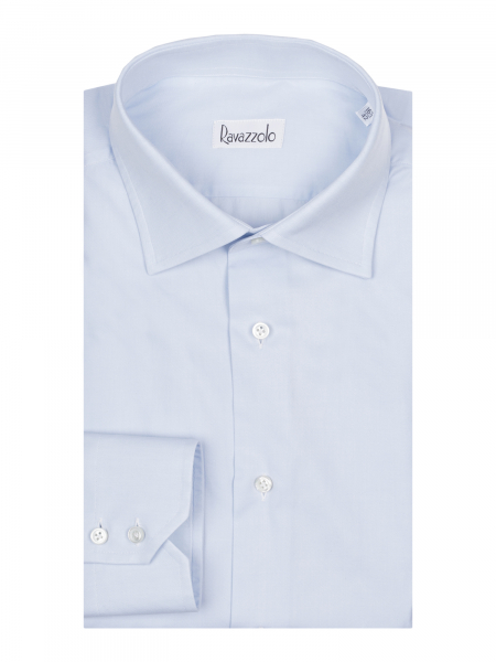 Сорочка VEGA, Ravazzolo, однотонная, пуговицы (300, Голубой, 40)